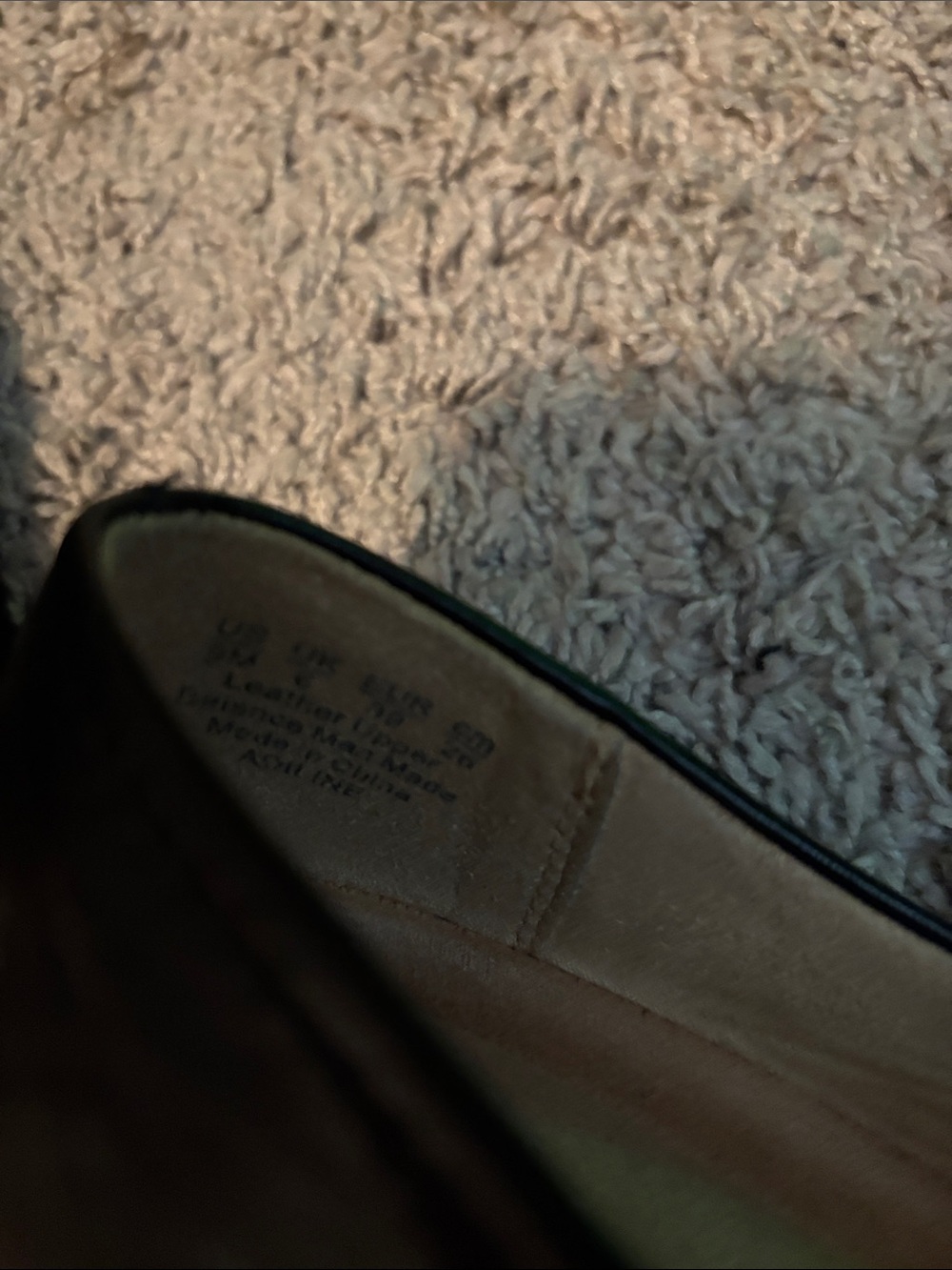 Naturalizer Black Leather Loafers with Tan Accent - Picture 8 of 8